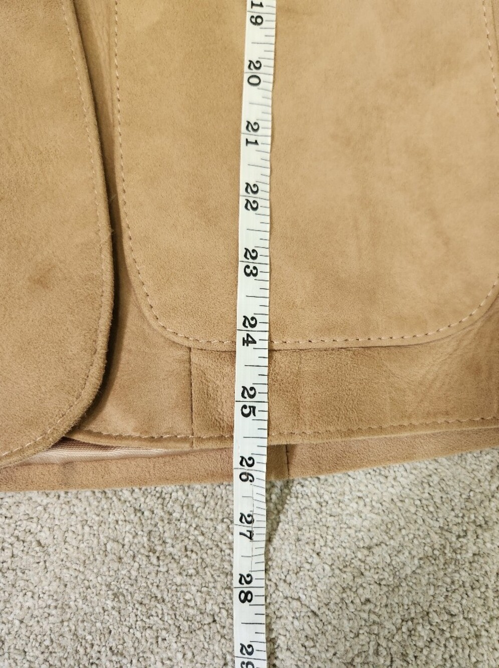 VTG Made In New Zealand Kings Road Tan Suede Blazer Sz 38 Fits M Prep Heritage - Picture 10 of 14